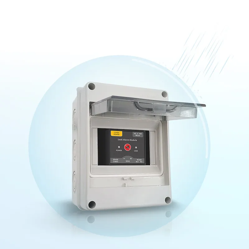 

LD100 Water Leak Alarm Module With Water Sensing Cable RS485&Switch Signal Output For Water Detection System Alarm Detector