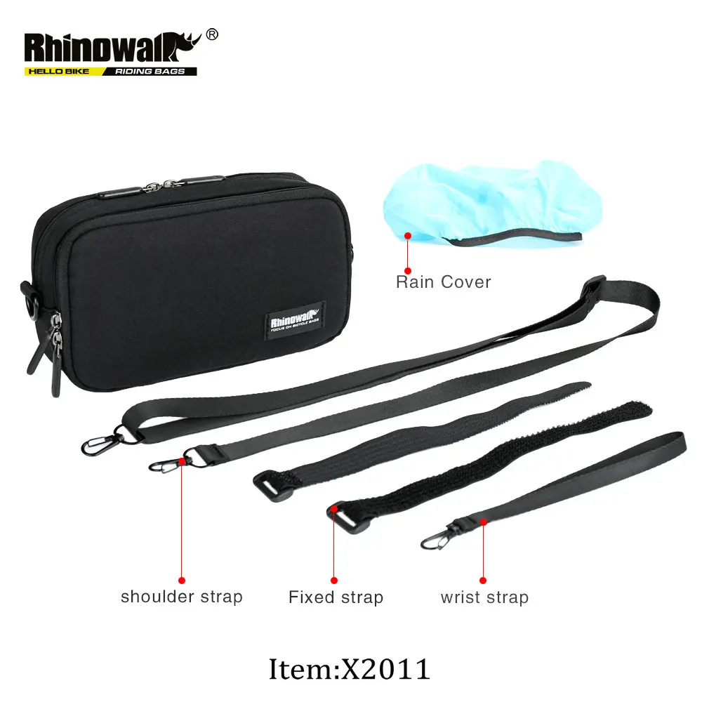 RHINOWALK Folding Bike Handlebar Bag 3 Type Multi-function Front Frame Travel Storage Handbag X2010/X2011/X2012 with Cover | Спорт и