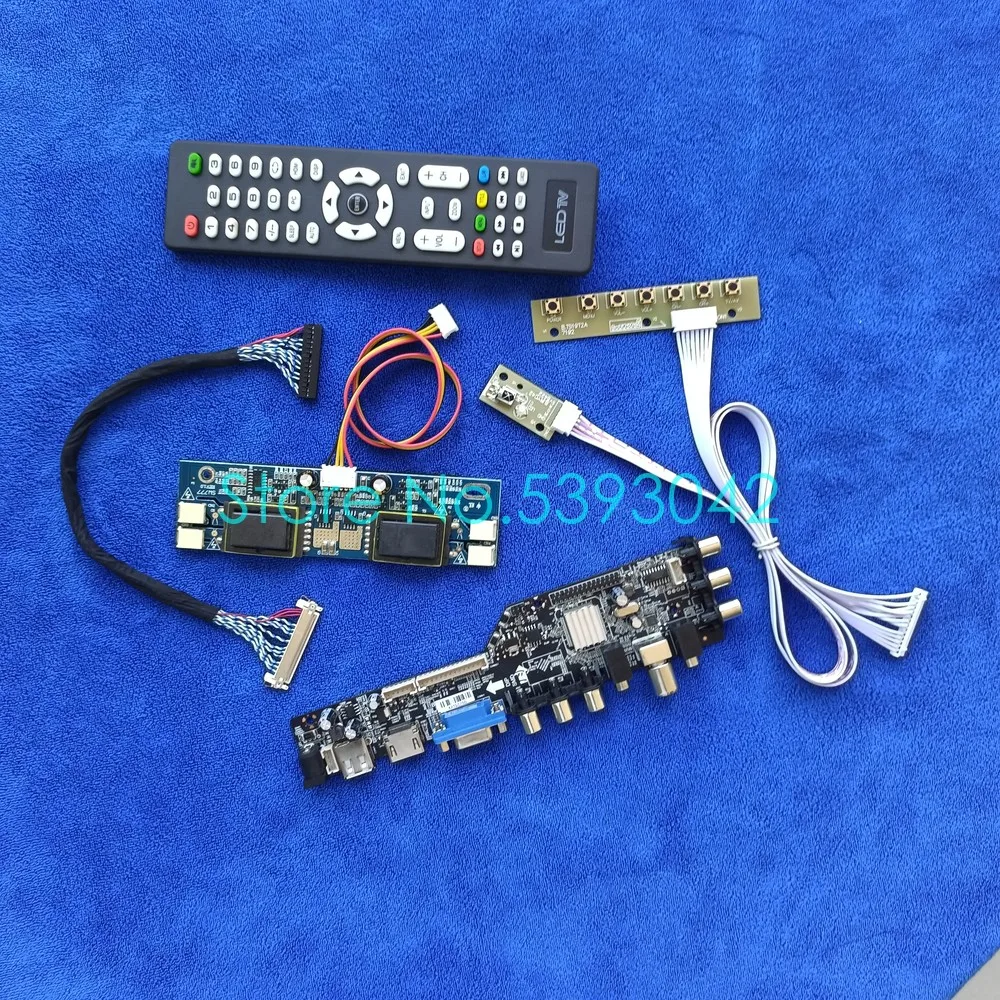 

Fit LM220WE1(TL)(D1)/(TL)(D2)/(TL)(D3)/(TL)(D4) AV USB 4CCFL 30-Pin LVDS 1680*1050 Digital 3663 DVB-C Controller Board Kit