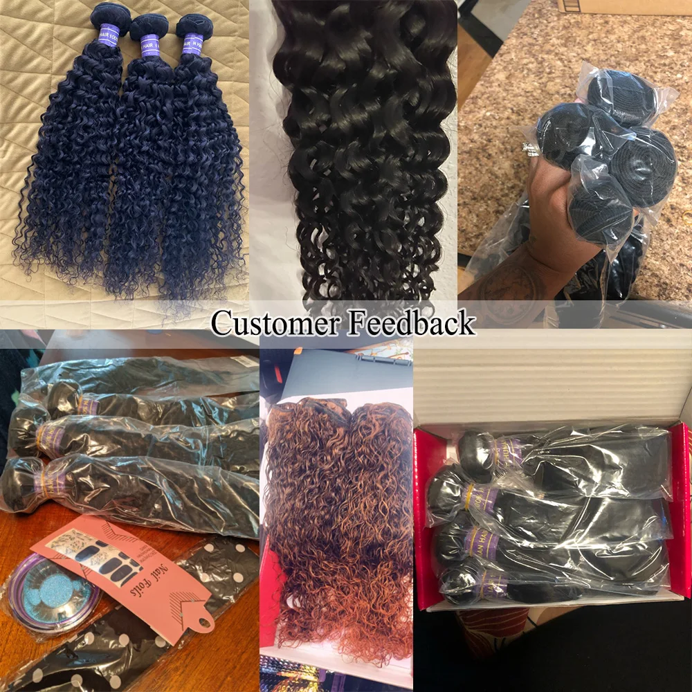 Малазийские вьющиеся человеческие волосы Longqi 3 пряди волос 100% стандарпряди Ков 8