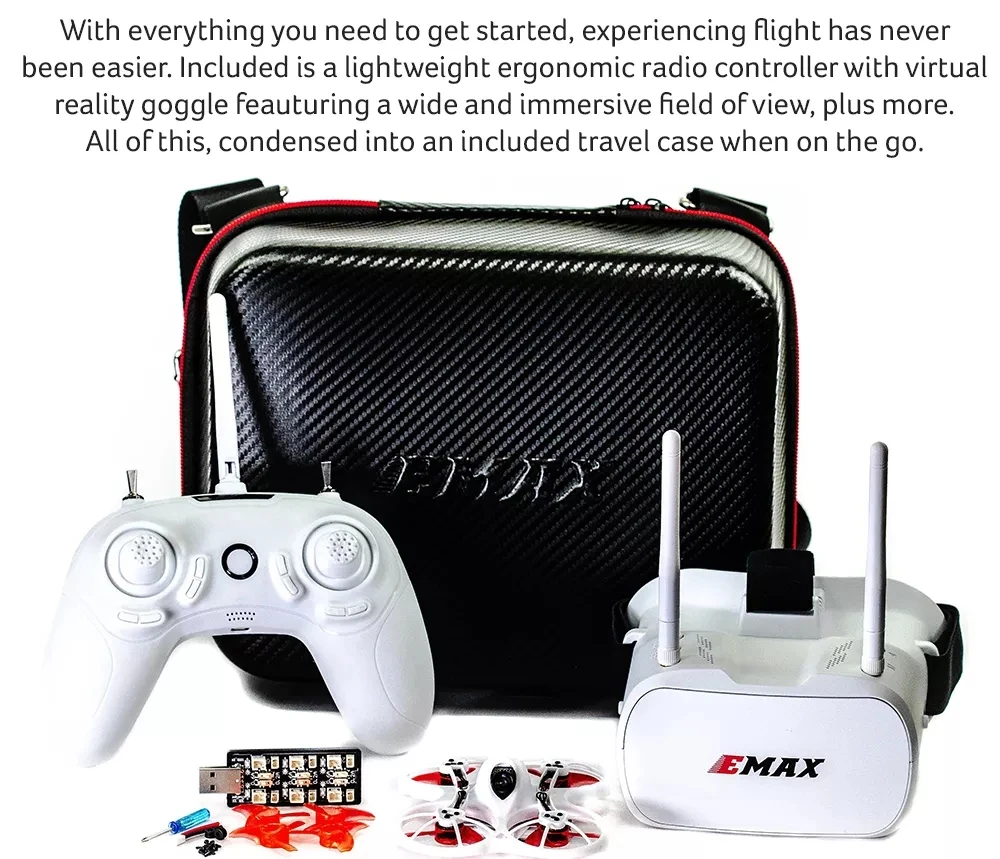 Emax Tinyhawk видео очки 75 мм F4 Magnum Mini 5,8G Крытый FPV гоночный Дрон с камерой RC Drone 2~ 3S версия RTF