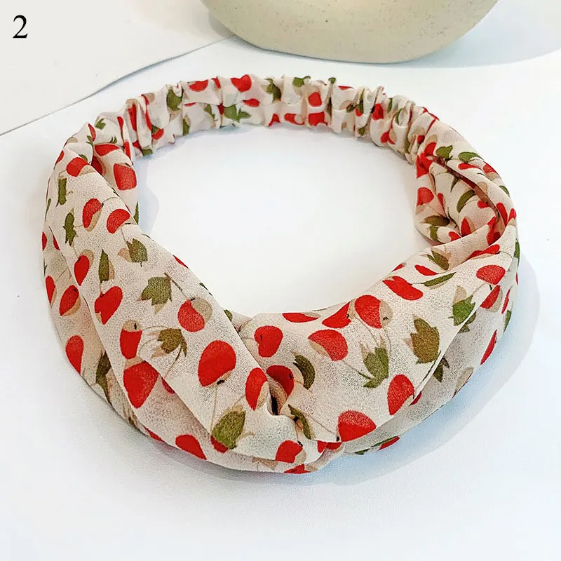 

1PC Retro Cross Knot Headband Women Twisted Knotted Headwrap Elastic Hair Bands Bandanas Girls Pritned Hairband Hair Accessories