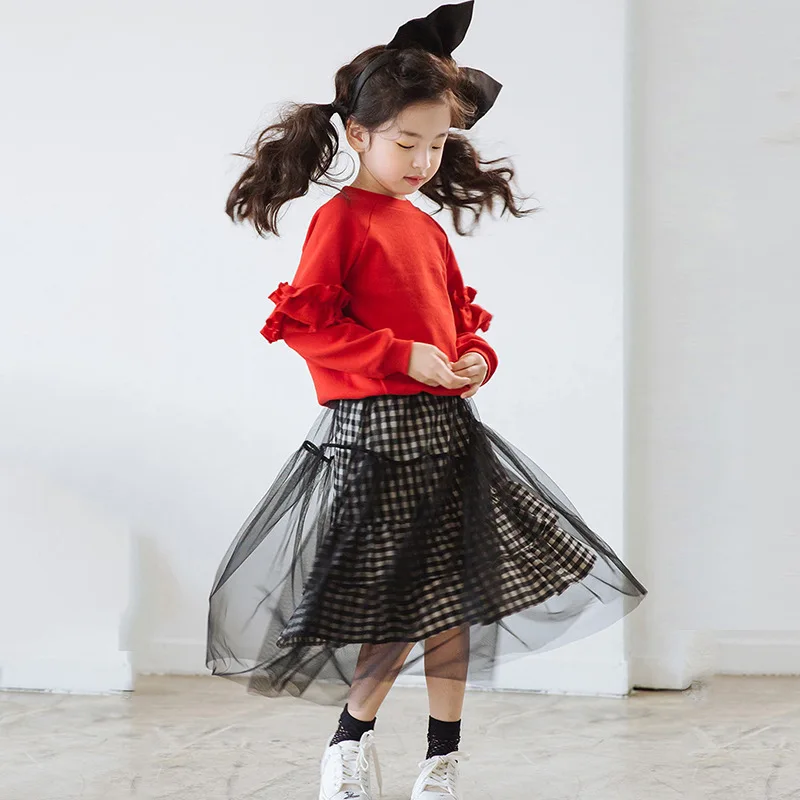 Осенне-зимний комплект одежды для маленьких девочек детская хлопковая одежда из