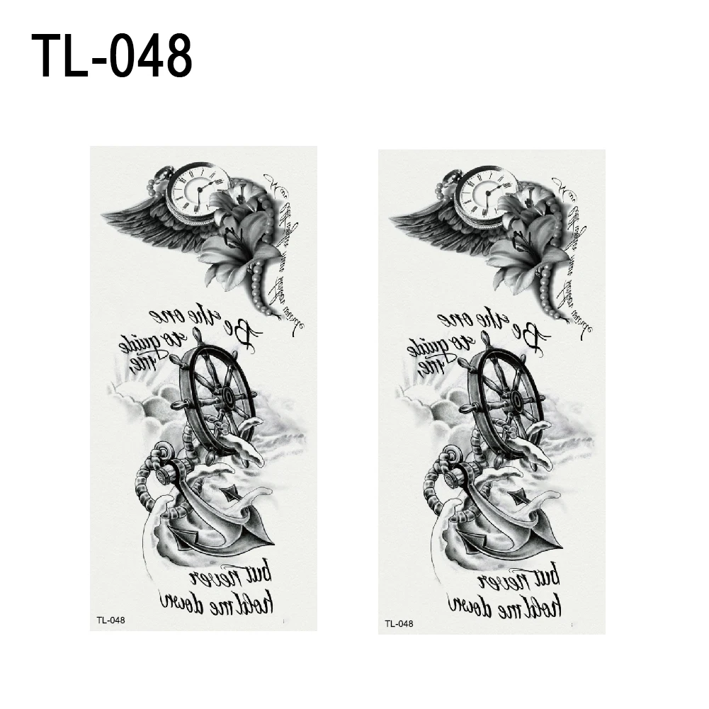 2 листа модный цветок Мультяшные животные Временные татуировки наклейка на тело |