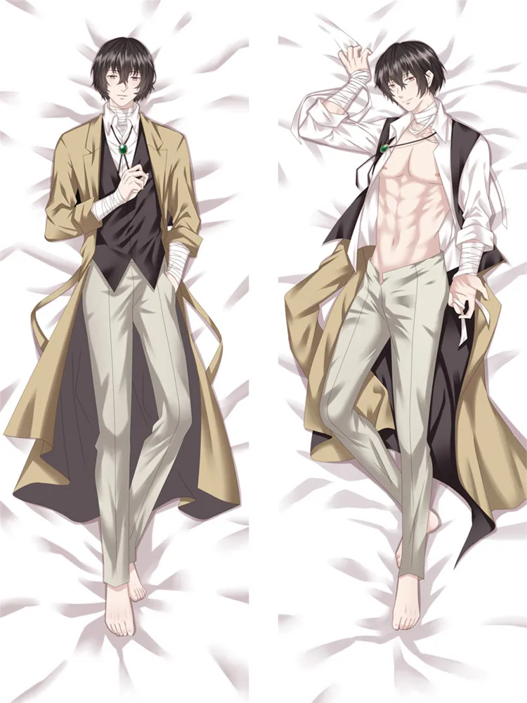DIY Custom Dakimakura Anime дазай Осаму (Бунго бродячие собаки), наволочка, двустороннее постельное белье с принтом, обнимающая подушка для тела