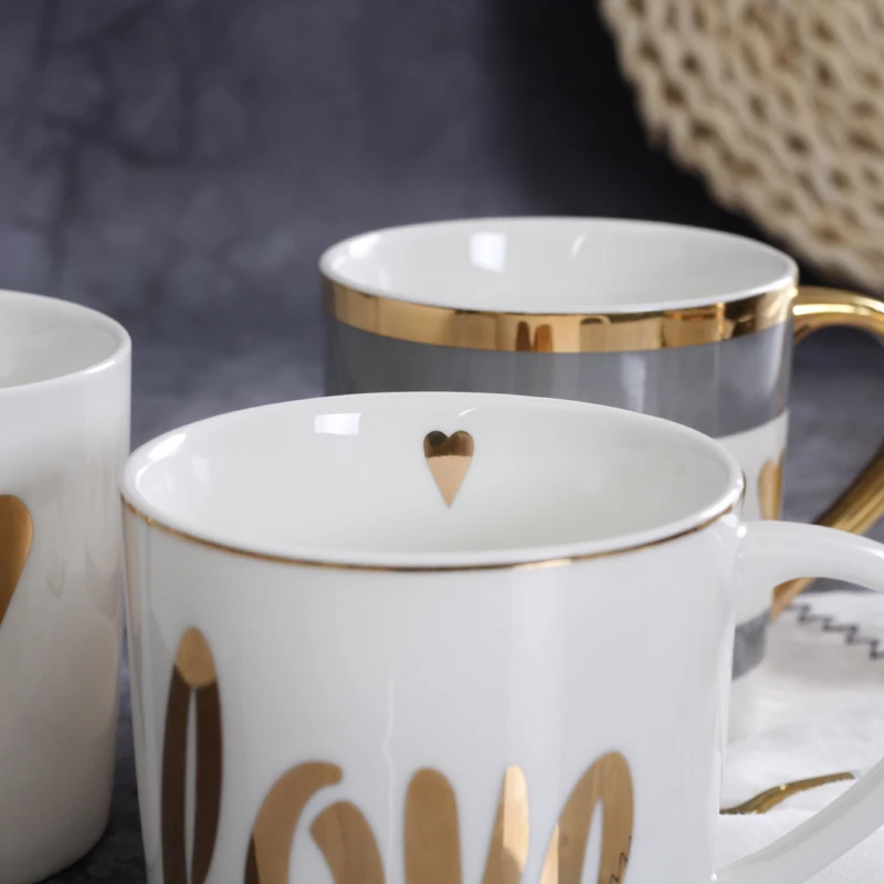 Best Fine Flawless Ceramic Coffee Cups and Mugs Gold Painting Porcelain Water Mug Gift Drinkware Tools Turkish | Дом и сад