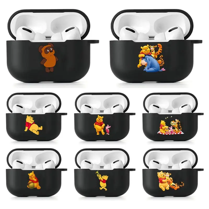 

Earphone Case For Apple Airpods Pro Soft Silicone Wireless Bluetooth Headphone Protective Cover Disney Winnie the Pooh Pig