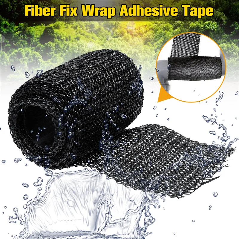 

2pcs DIY Garden Tool Home & Garden Household & Kitchen Strong Repair Super Adhesive Fiber Fix Wrap Tape Fiberglass Tools