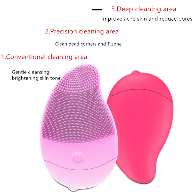 Электрическая USB щетка для чистки лица устройство глубокой очистки