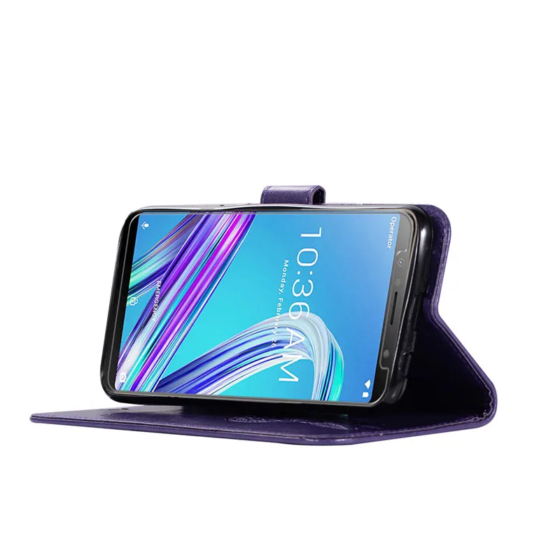 Чехол для Asus Zenfone Max Pro M1 ZB601KL чехол X00TD с откидной крышкой 6 0 дюйма из искусственной