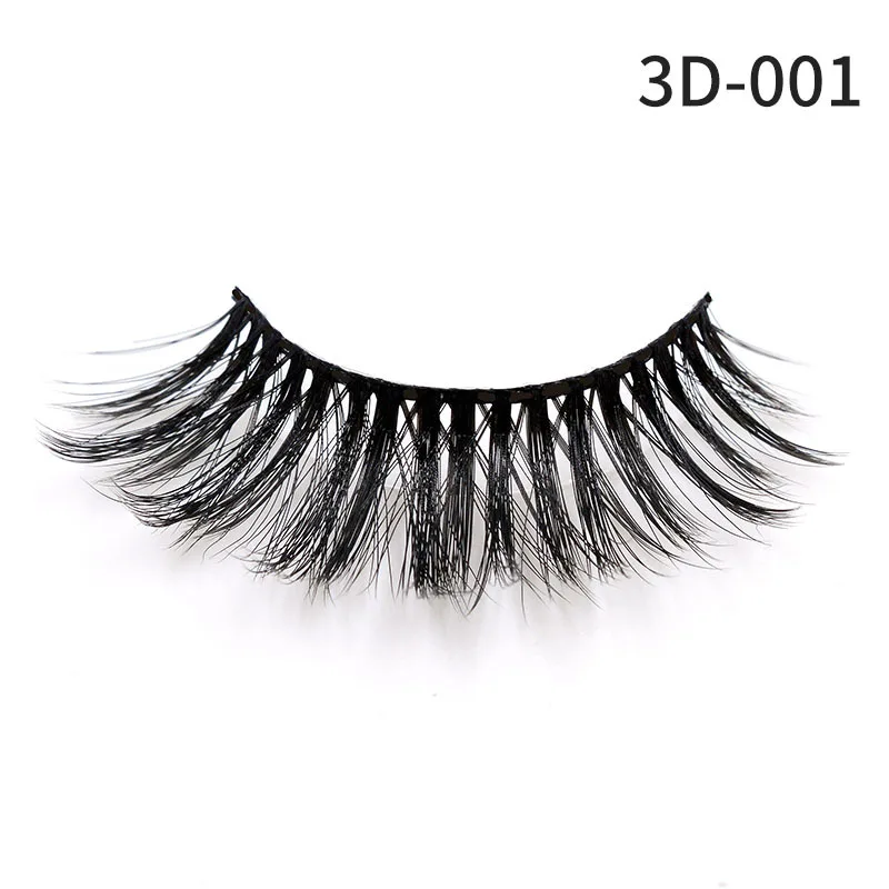 3D ресницы норковые ручной работы накладные толстые многоразовые макияж 16 видов