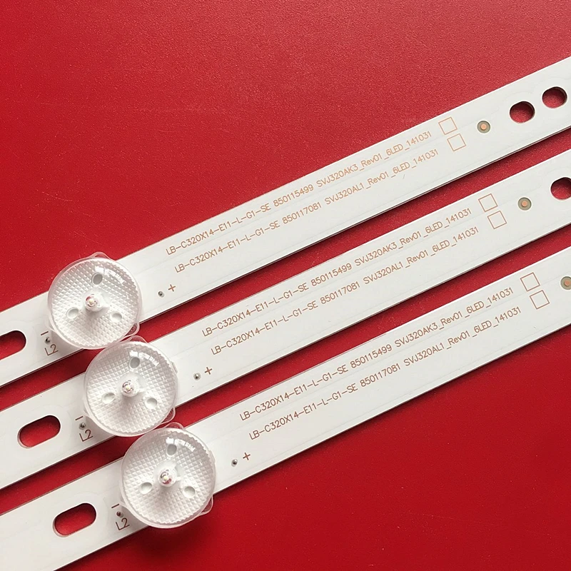 

New Kit 3 PCS*6LED 560mm LED backlight strip for SVJ320AG2 130307 32D2000 SVJ320AK3 SVJ320AL1 SVJ320AG2_REV2_6LED_130307