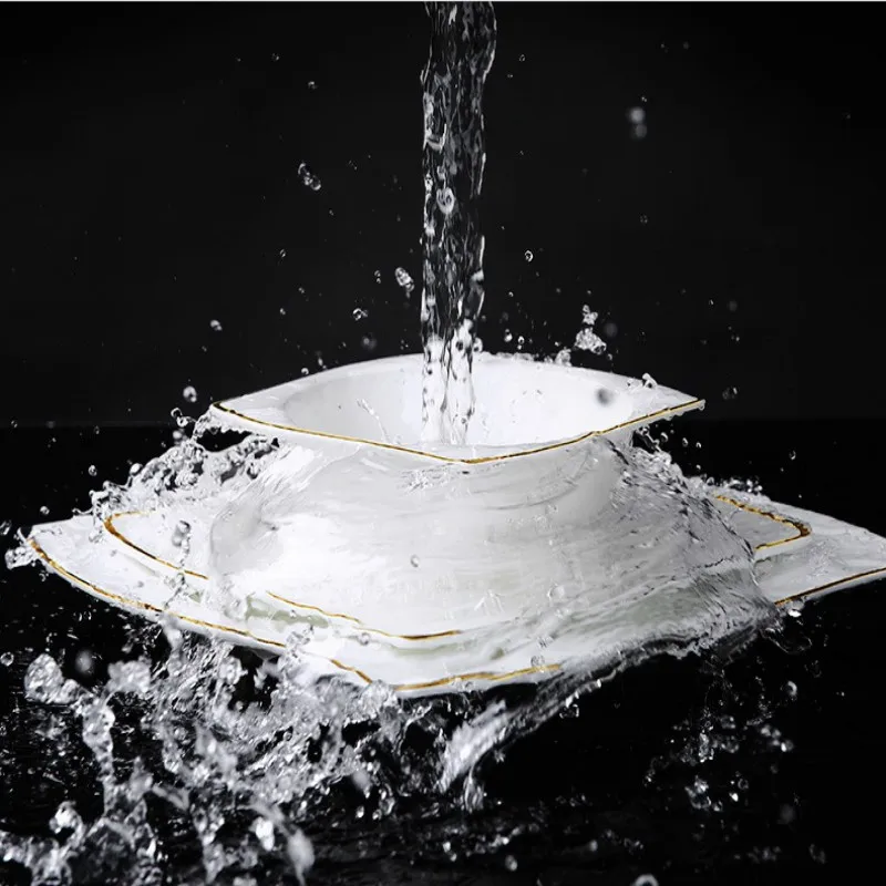 Лучшая декоративная тарелка с золотыми керамическими фруктами блюда в западном