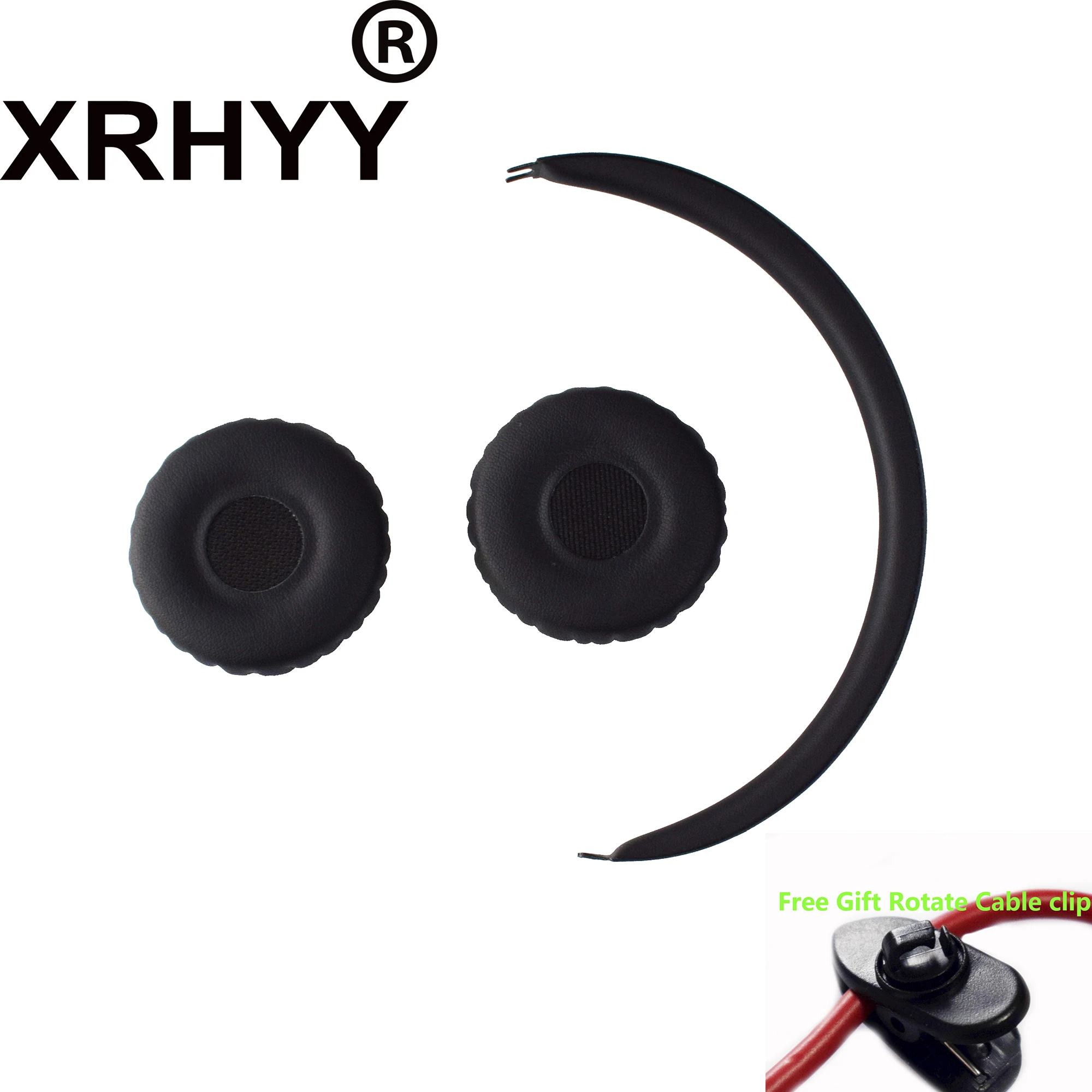 Набор черных сменных амбушюров XRHYY амбушюры для ушей губчатые наушников