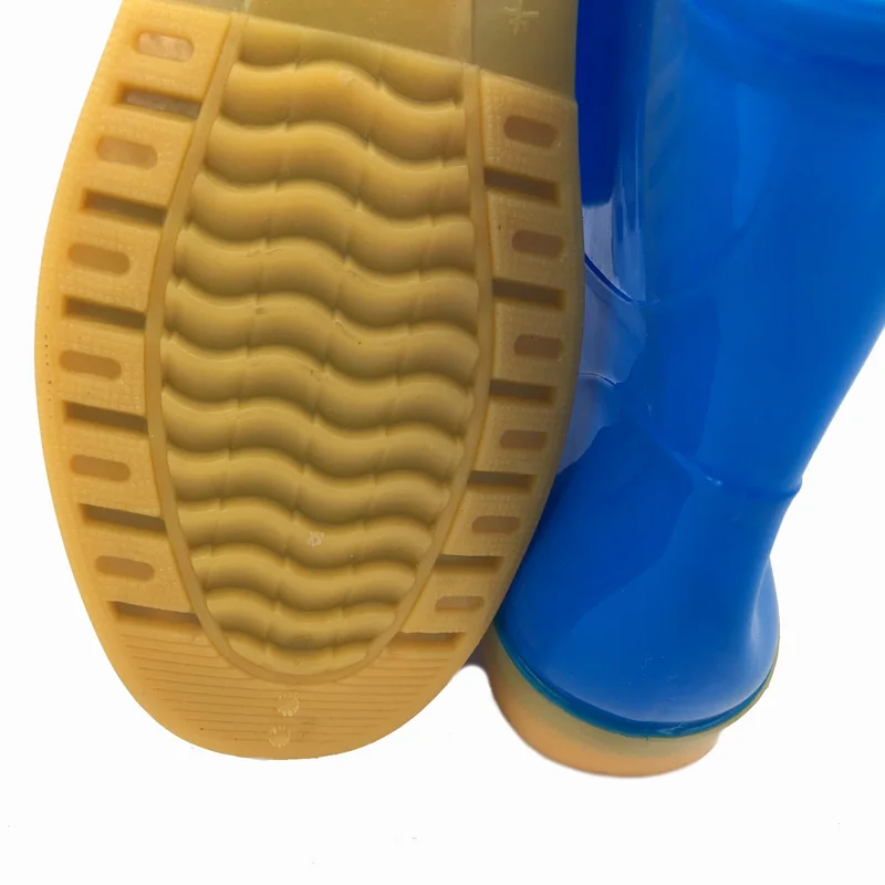 Женские непромокаемые сапоги Aleafalling черные на резиновой подошве для школы весны