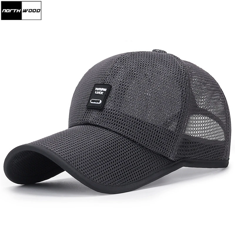 NORTHWOOD брендовые летние Бейсбол Кепки с сетки длинным козырьком Для мужчин гольф