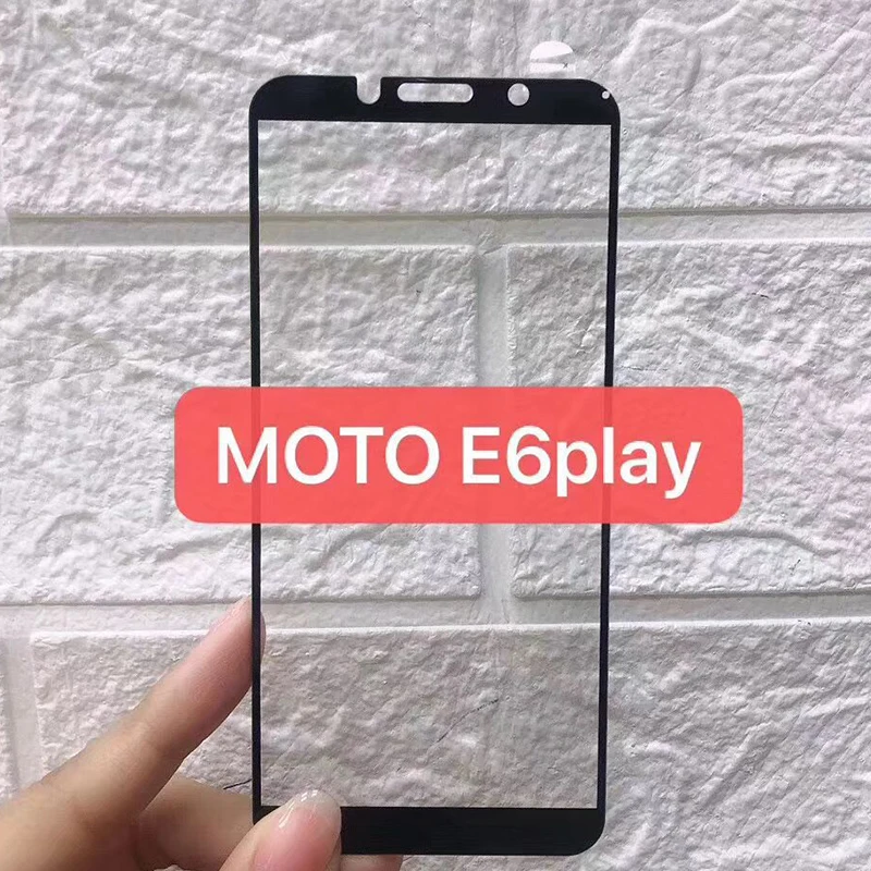 Закаленное стекло с полным покрытием для Motorola MOTO E6 Play 2 шт. защитная пленка экрана