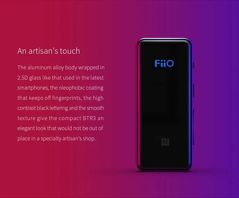FiiO BTR3 csr8675 USB DAC/Bluetooth приемник aptXLL/aptXHD/LDAC для iphone/Android телефонов/ПК