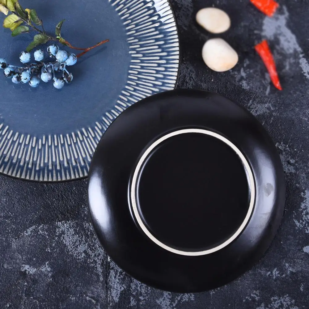 Tableware Ceramic Dinner Plate Set Dish 8/10 Inch Porcelain Cute Dessert Dinnerware Kiln Retro Vintage | Дом и сад