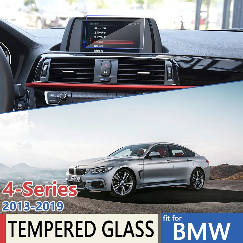 for BMW 4-Series Gran Coupe 2013~2016 F32 F33 F36 MK1 Car Navigation Film Touch Full Screen Protector Tempered Glass Accessories