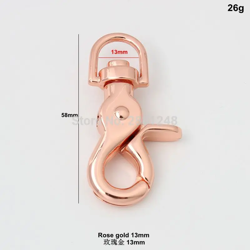 Розовое золото 13 дюймов 20 мм 25 триггерный крючок щетка античная латунь оснастка