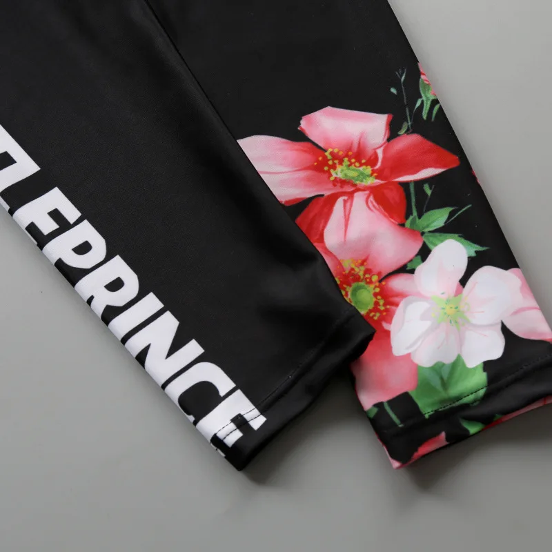 Детский купальник из двух частей для девочек с длинным рукавом УФ защитой UPF50 +