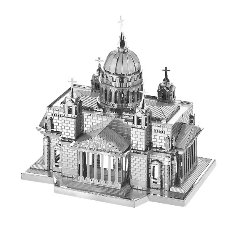 Зодчество Святого Исаака 3D металлические пазлы строительный пазл строительная