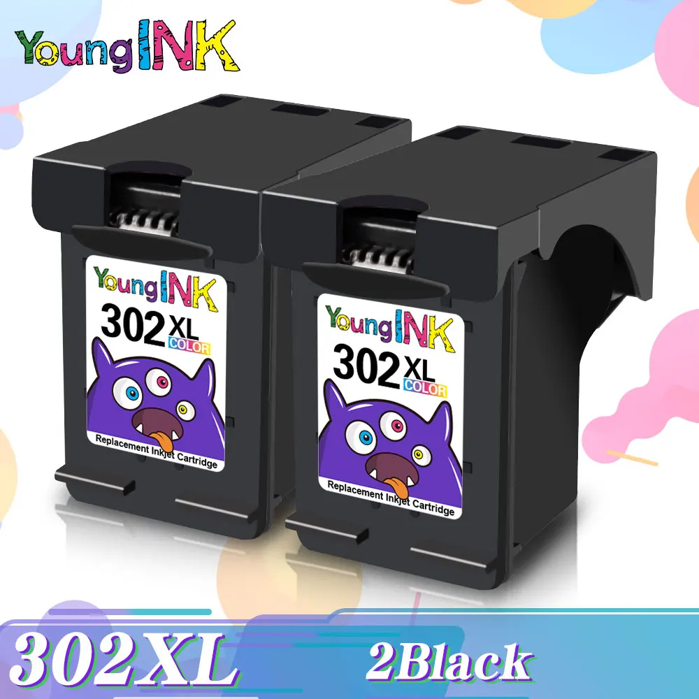 

Remanufacture For HP 302 HP 302XL youngink Ink Cartridge For HP Deskjet 1110 1111 1112 4511 4512 4513 4516 4520 4522 printer