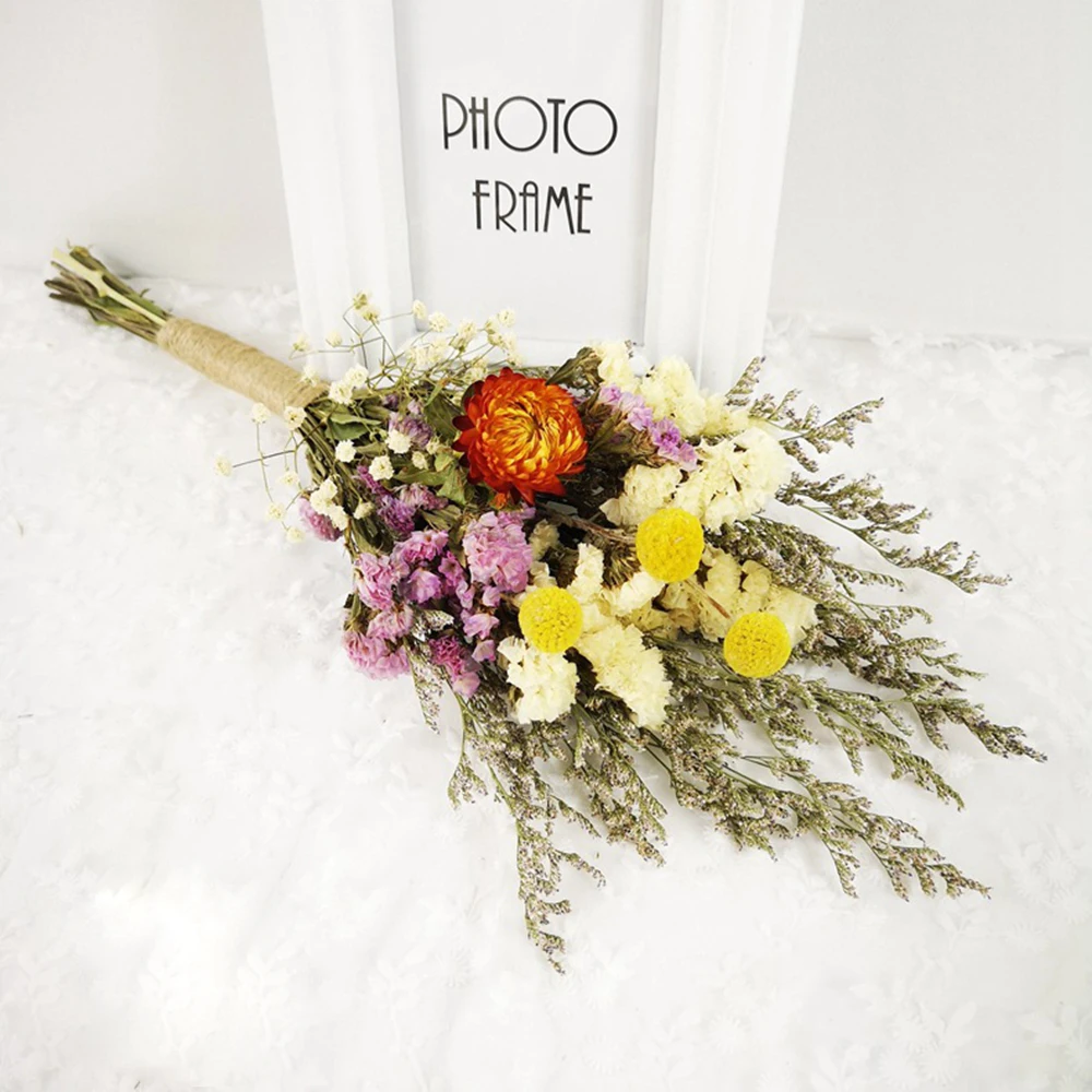 

Natural Dried Flowers Gypsophila Bouquet Dry Plants Flower Arrangement DIY Wedding Home Decoration Materials