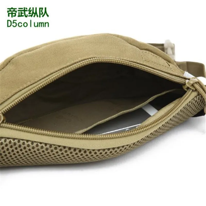 

D5column 1028 Tactical Bag Outdoor Sports Waist Bag Unisex Hiking Camouflage Nylon Military Bag