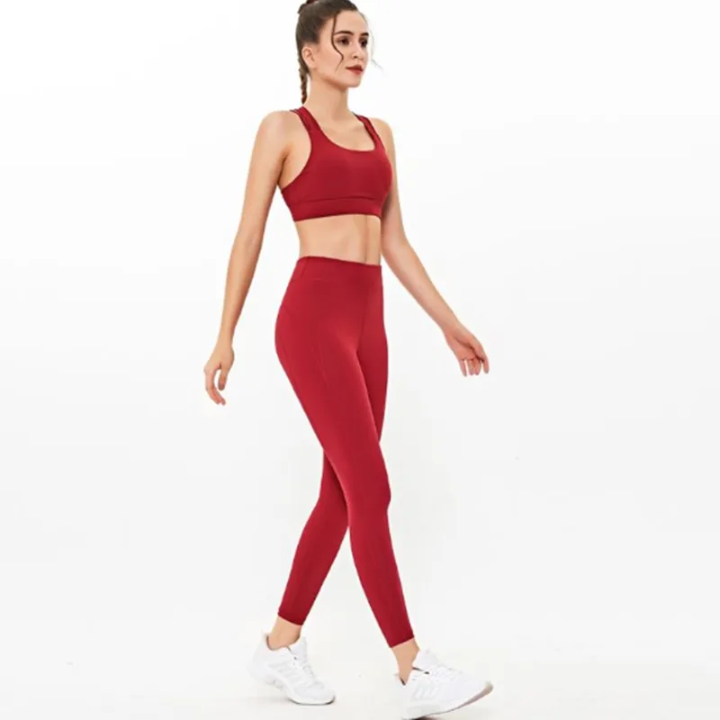 

New Fashion Shockproof Sports Bra Suit