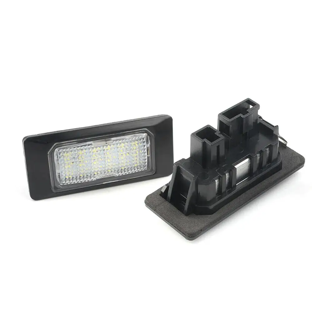 

New 2pcs Car LED License Plate Light for Audi A1 A6 A7 TT Volkswagen VW Golf 6 Passat B6 B7 Polo 4D Jetta MK6 Touran Touareg