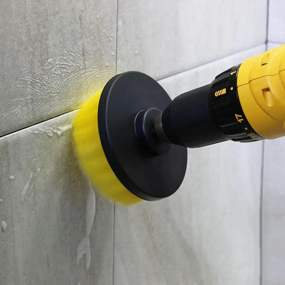 

2 3.5 4 5 inch Drill Cleaning Brush Round Head Power Scrubber for Bathroom surface Grout Tile Tub Shower Kitchen Auto