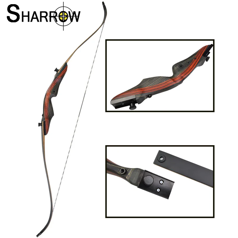 Рекурсивный лук для стрельбы из лука промежуточный кленового листа длиной 28