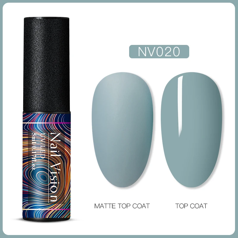 EES06615 Nail Vision 5 мл УФ-гель для ногтей Чистый гель лак матовый цвет нужно матовое верхнее покрытие замочить от ногтей гель лак для маникюра DIY - Цвет: EES06615