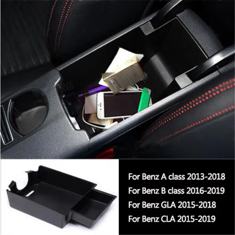 Подлокотник для хранения Коробка Mercedes Benz A260 A200 A180 B180 B200 A250 CLA GLA200 GLA220CDI GLA250 W176 W246