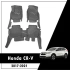 Автомобильные коврики для Honda CR-V CRV RW 5-го поколения 2021 2020 2019 2018 2017, аксессуары для интерьера, кожаные коврики, водонепроницаемые коврики