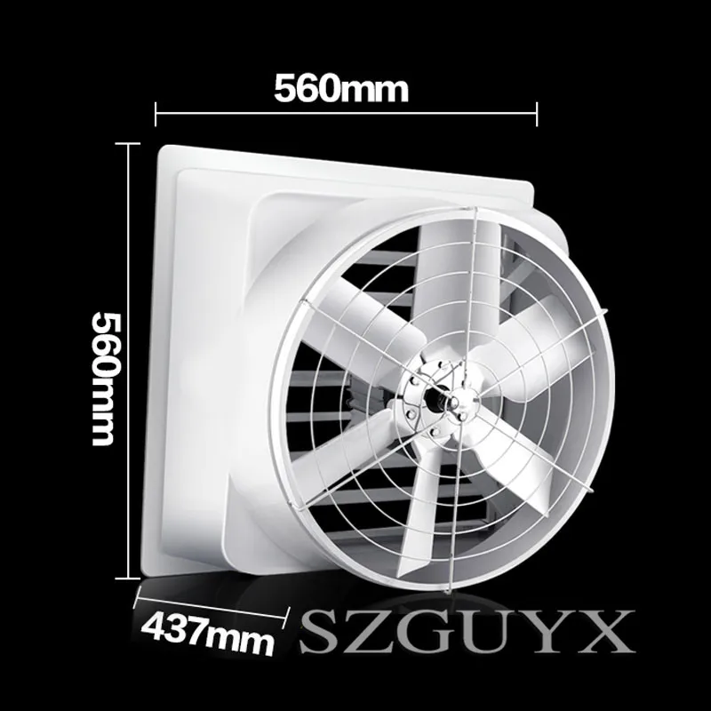 3800V Commercial Use in multiple occasions Flower greenhouse Industrial site Exhaust fan Waterproof and dustproof exhaust fan