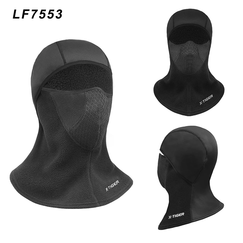 Winter Cycling Full Face Mask Fleece Thermal Bicycle Cap Windproof Anti-Dust Cycling Balaclava Skiing Skating Outdoor Hat