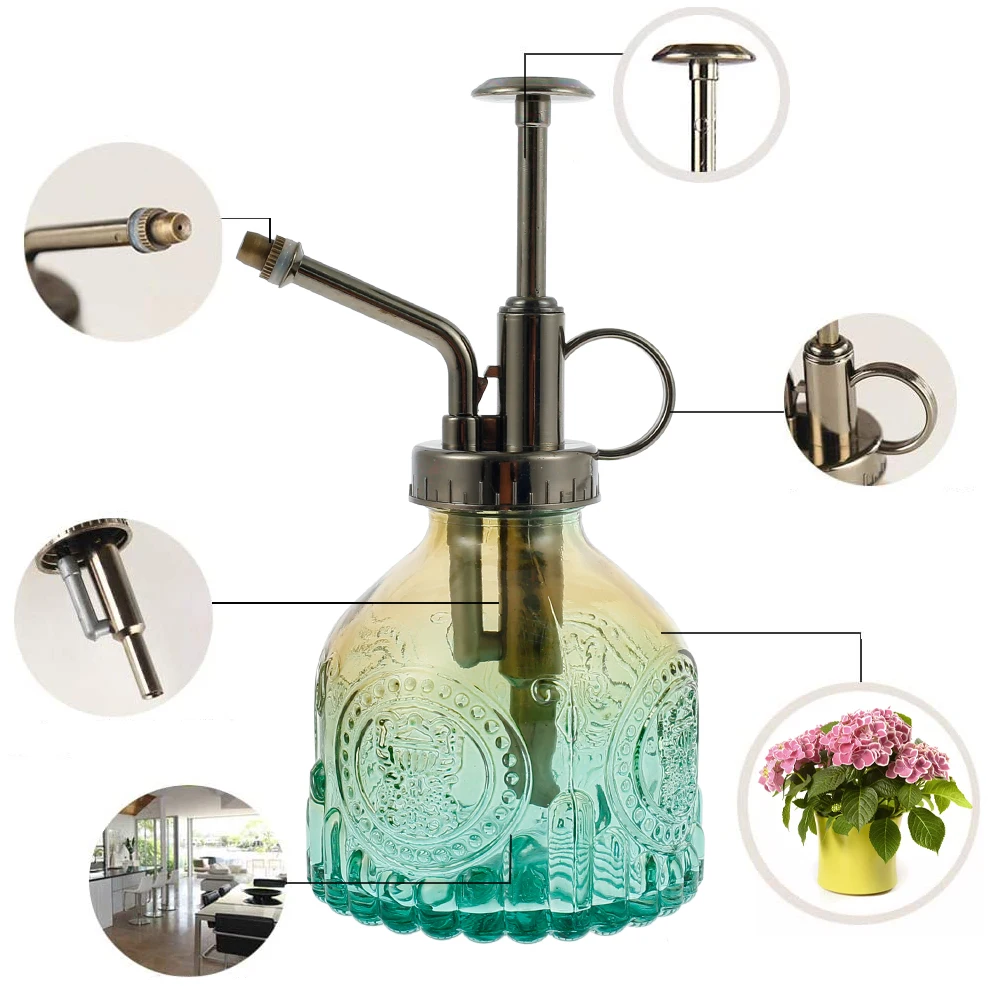 200 мл Ретро растения Лейка Стекло завод мистер Винтаж спрей бутылка
