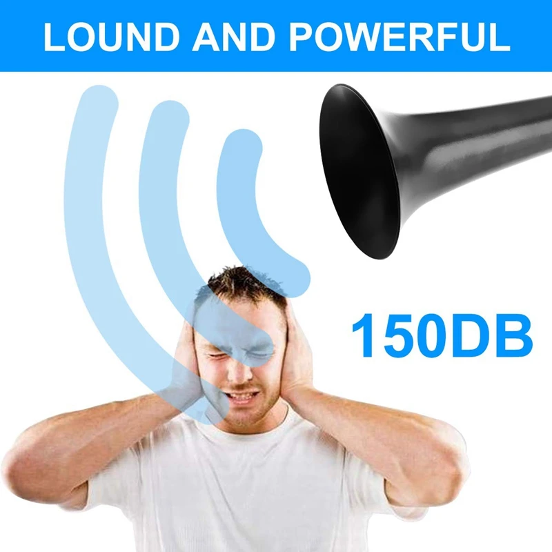 12V 150Db Воздушный Рог комплект 18 дюймов одиночный труба звуковой сигнал поезда с