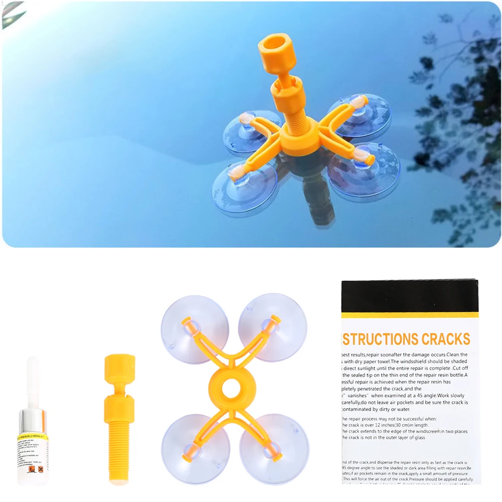 Набор для ремонта ветрового стекла автомобиля инструмент полировки стекол и