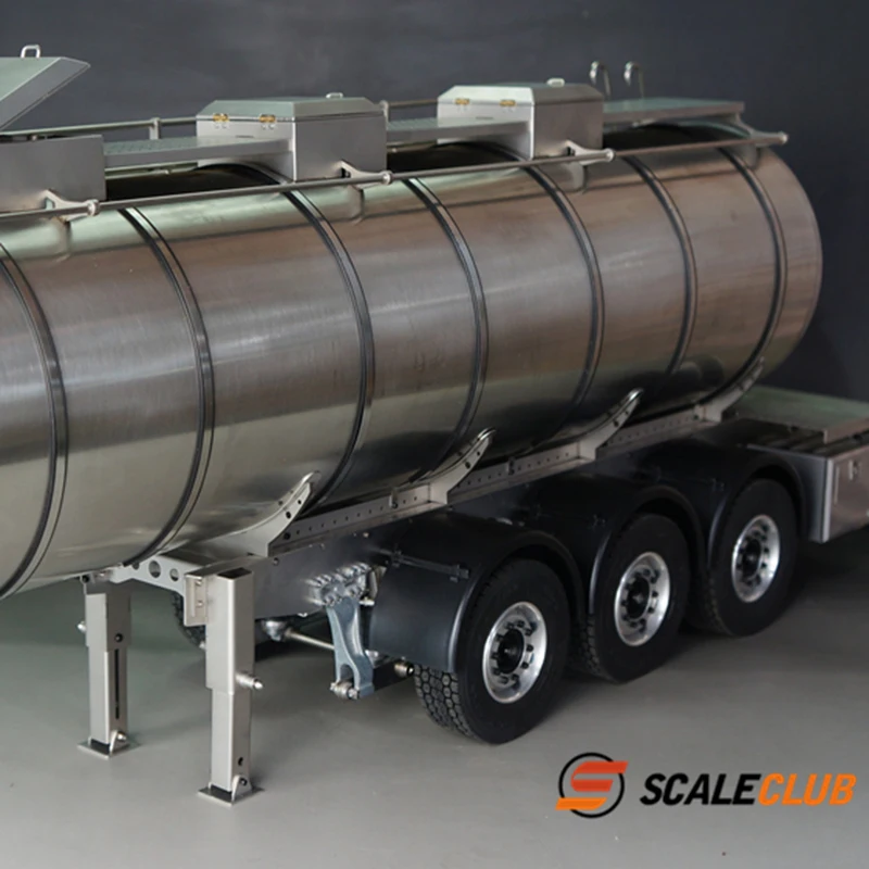 Грузовик-трактор scaleclub Tamiya 1/14 цельнометаллический резервуар прицеп для