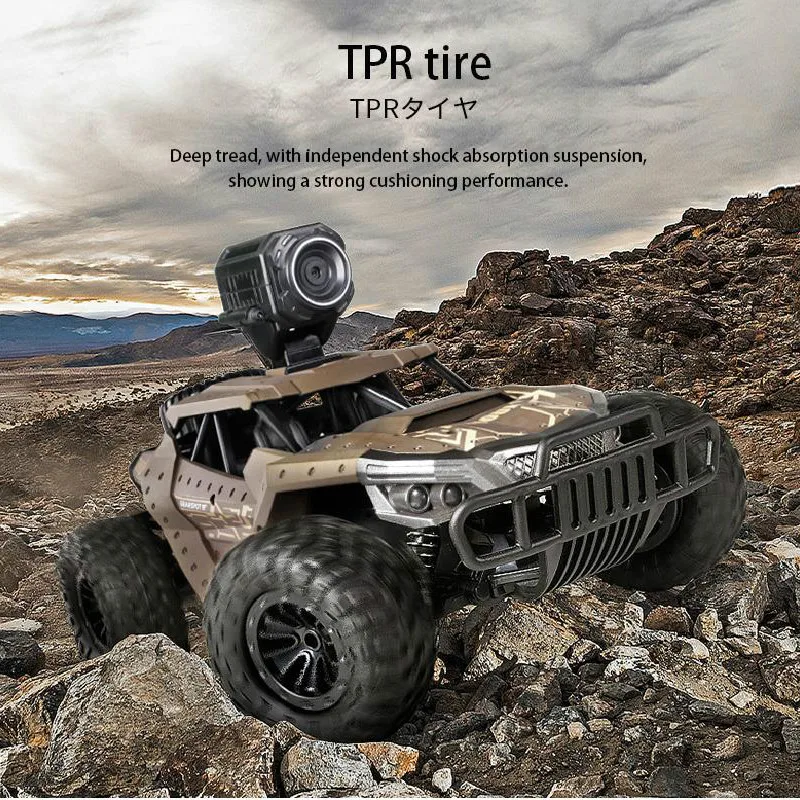 Dm-1803 High Speed Remote Control Vehicle Cross-country Ultra Clear Wi Fi Camera-720p Army Card Rc Climbing Car Toy Boys' Gifts | Игрушки