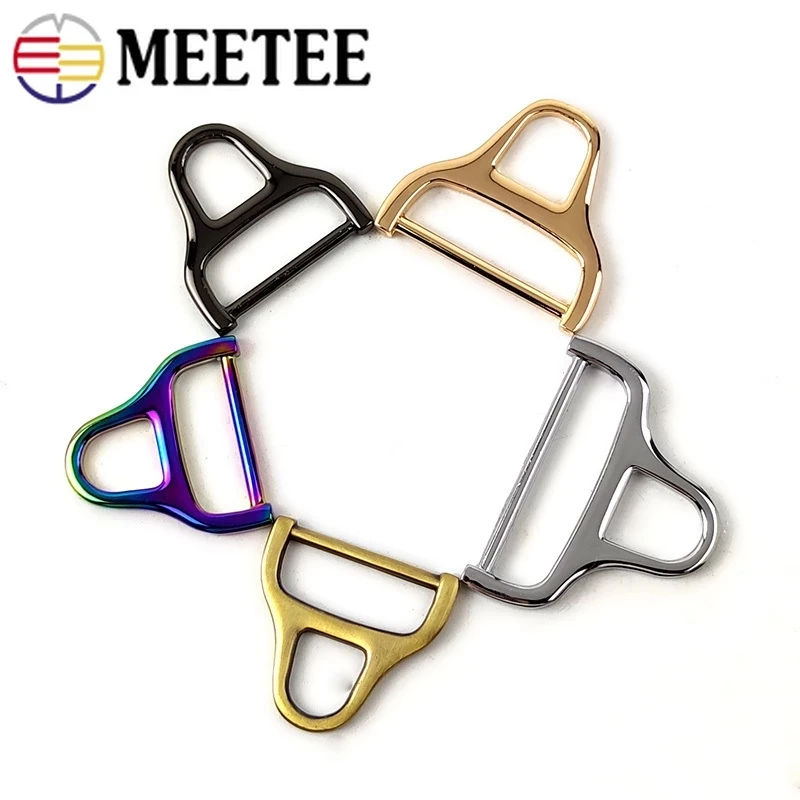 Металлические пряжки Meetee 5/10 шт. 25/31/38 мм для сумок боковой зажим сумки