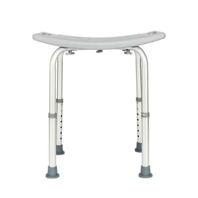 

Medical Shower Bath Chair Adjustable 7 Height Bench Stool Seat Gray