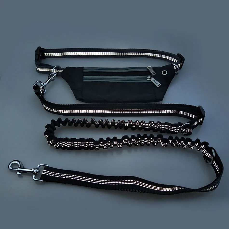Поводок для собак водонепроницаемая эластичная лента регулируемая бега и