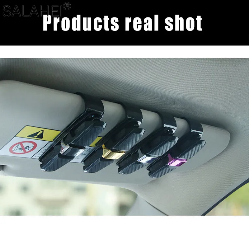 Автомобильный солнцезащитный козырек автомобильный держатель для очков зажим