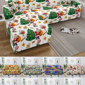 christmas sofa covers sectional couch cover spandex elastic l shaped sofa silpcover christmas decorations navidad funda de sofá free global shipp