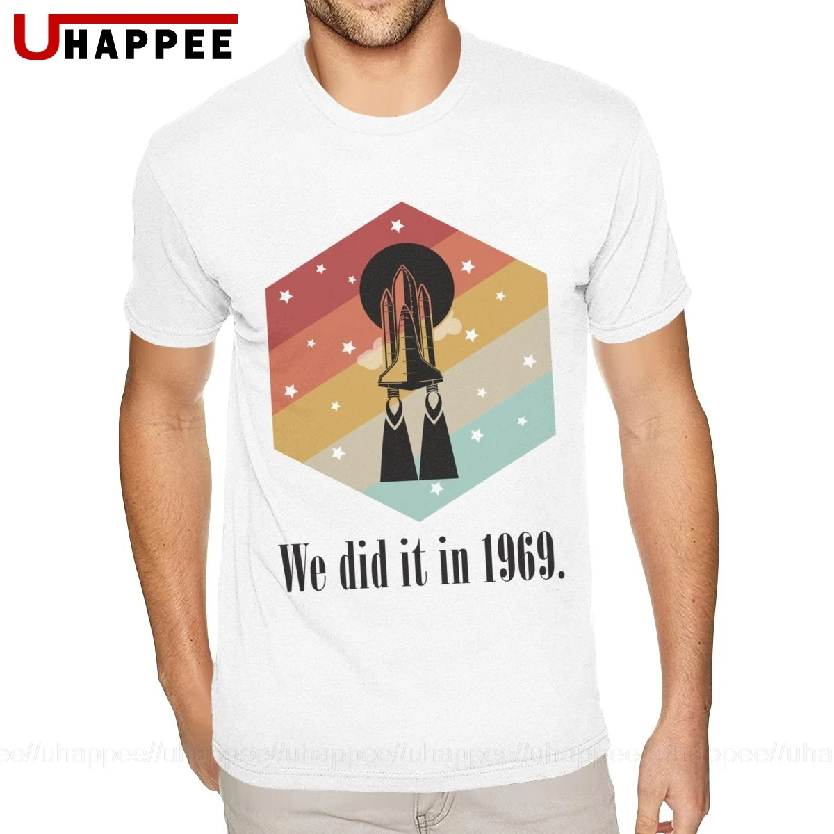 Большой Россия мы сделали это в 1969 году футболка для мужчин на заказ с коротким